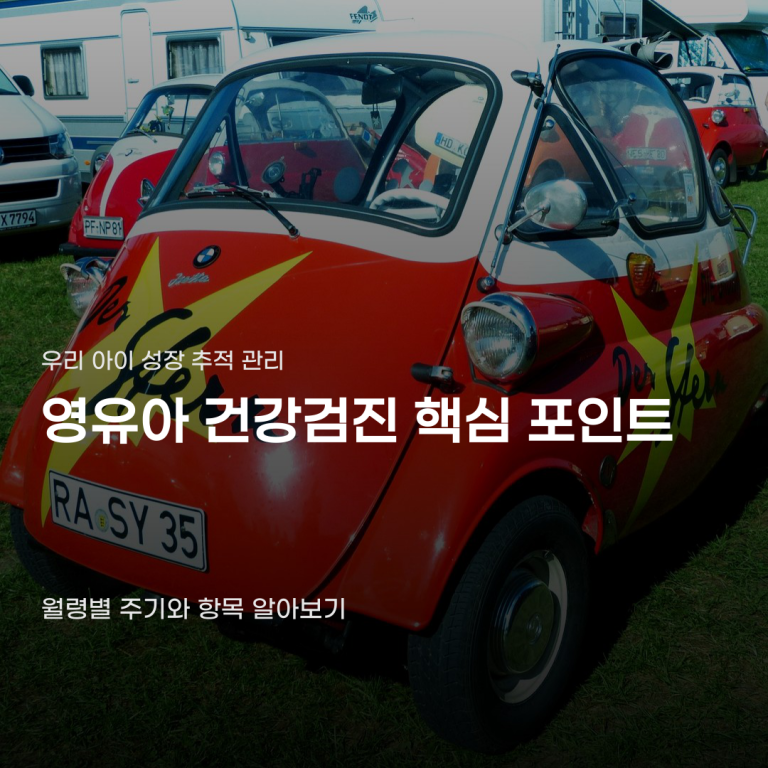 영유아 건강검진 시기와 구강검진 항목 총 12가지
