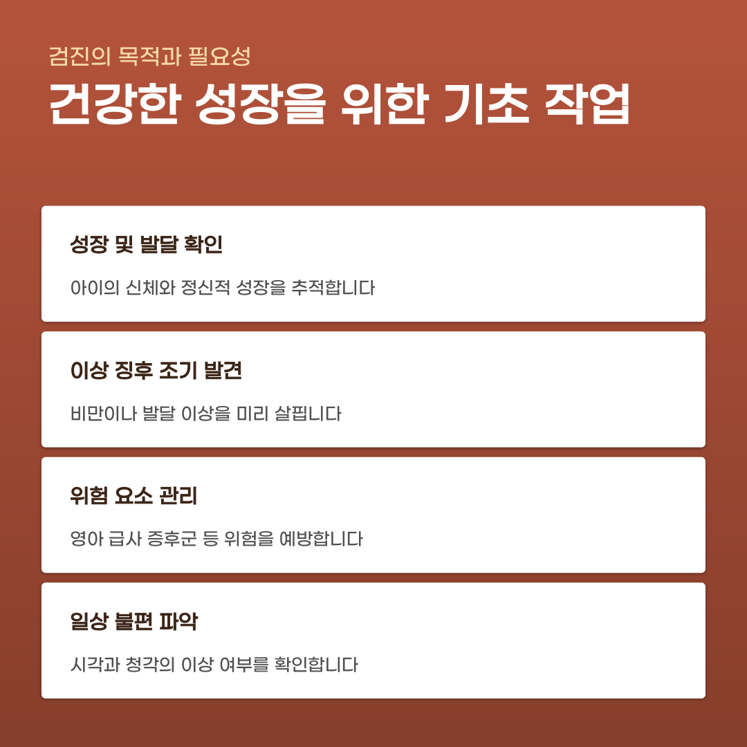영유아 건강검진 시기와 구강검진 항목 총 12가지