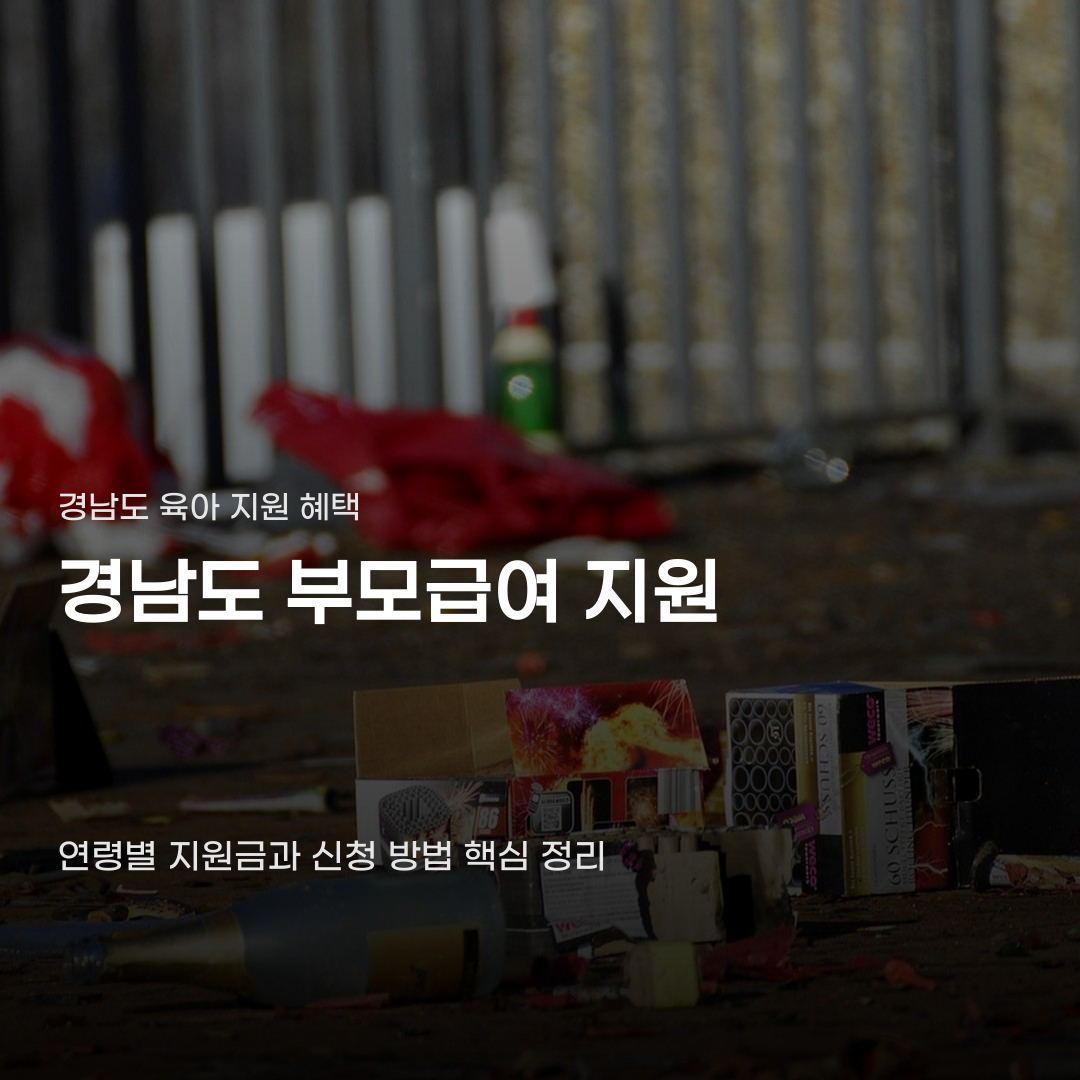 경남도 부모급여 지원, 신청부터 지급까지 단계별 절차