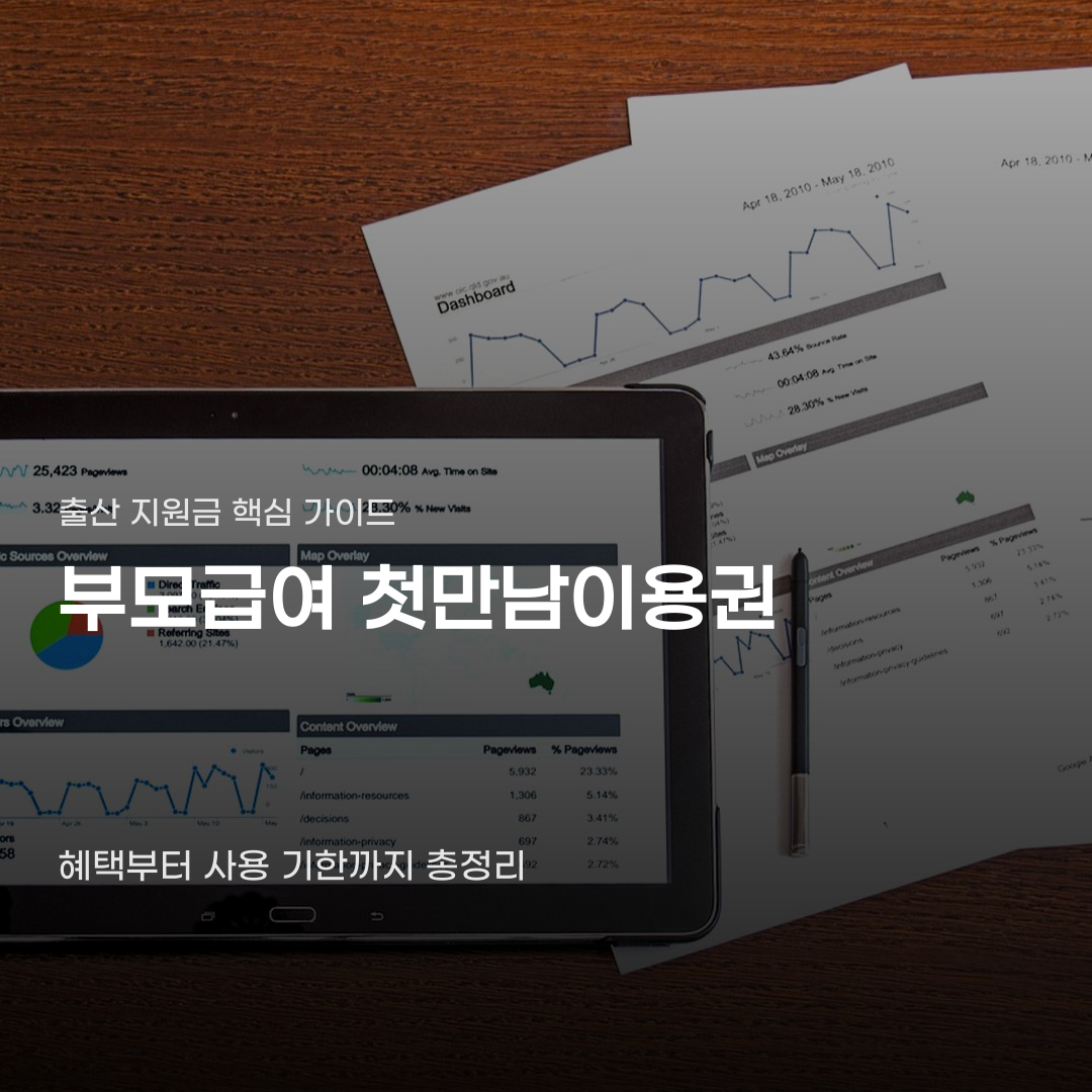 부모급여 첫만남이용권 혜택 아이 순서에 따라 달라질 내용